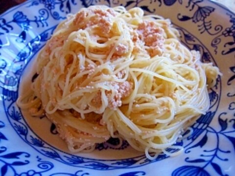 簡単・たらこスパゲティ